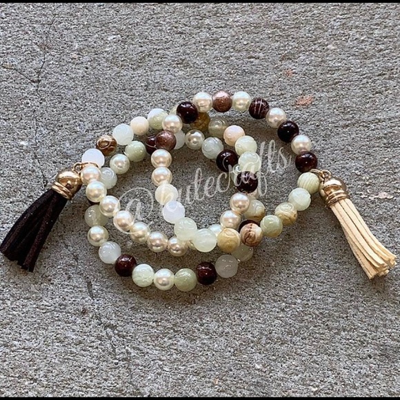 Jewelry - 3 STACK HANDMADE BRACELET